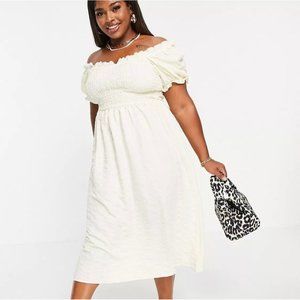 Urban Bliss Off Shoulder Midi Dress 16